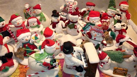 musical snowman hallmark|hallmark snowman collection in order.